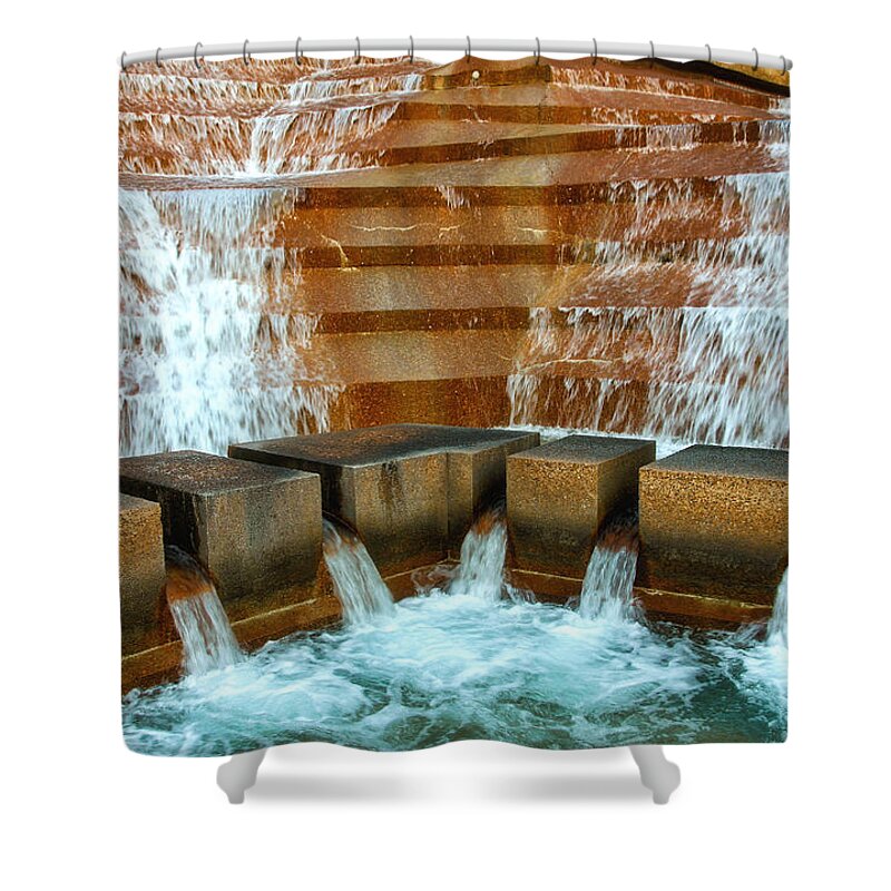 The Big Rush Shower Curtain featuring the photograph The Big Rush by Rachel Cohen