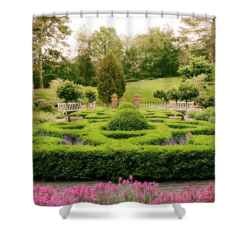 Herb Garden Shower Curtain featuring the photograph The Botanical Herb Garden by Jessica Jenney