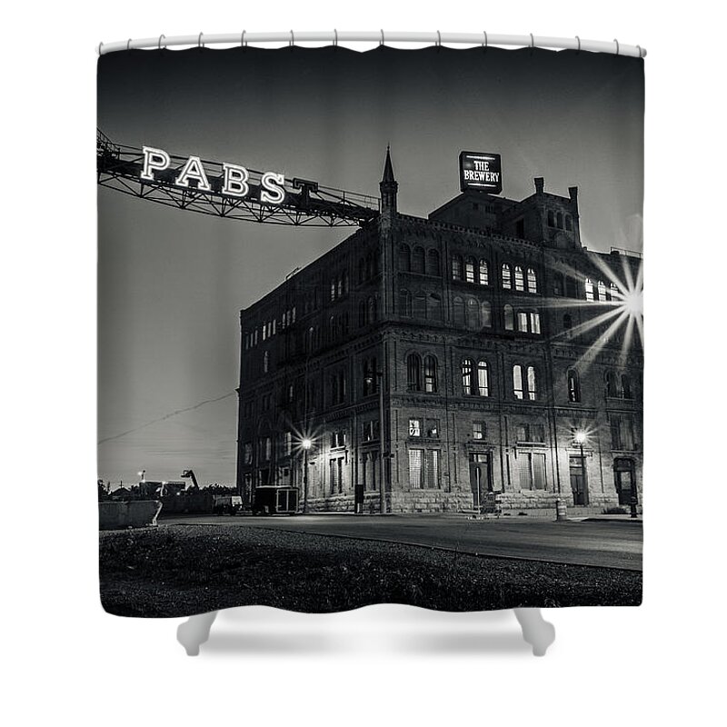Cj Schmit Shower Curtain featuring the photograph The Brewery by CJ Schmit