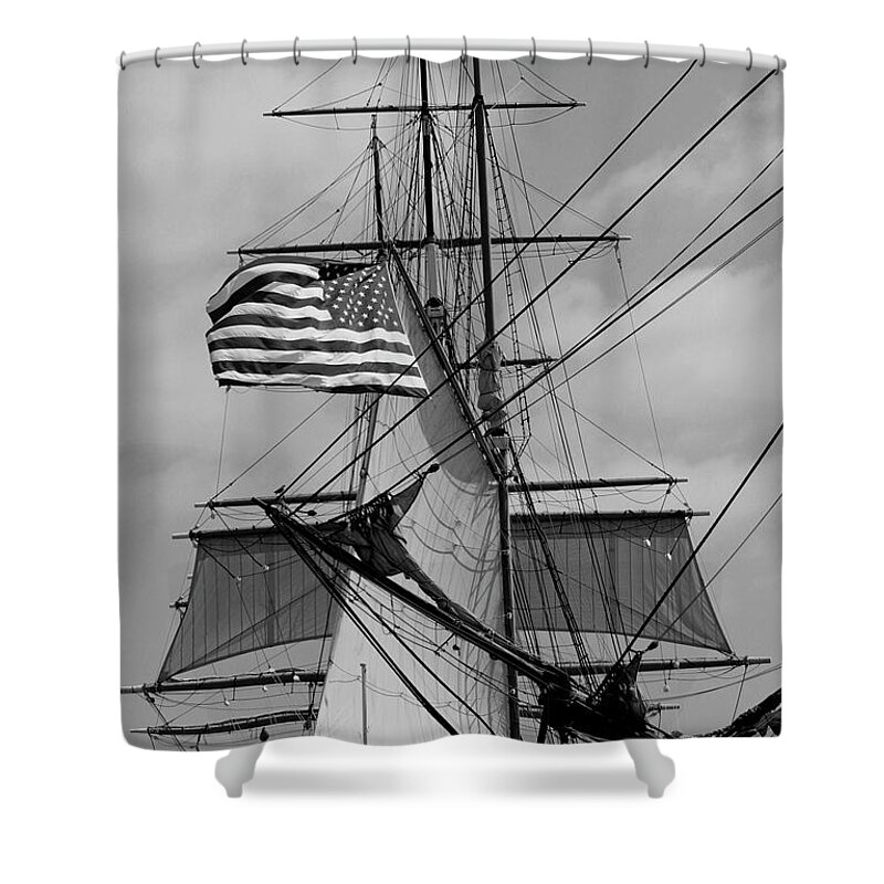 Caravel Shower Curtain featuring the photograph The Caravel by Ivete Basso Photography