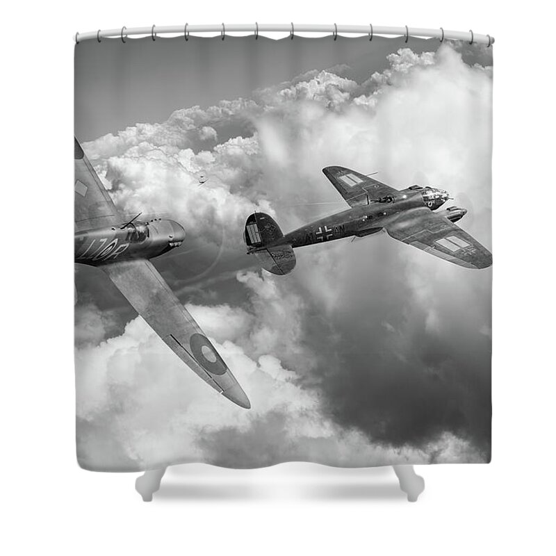 15 September 1940 Shower Curtain featuring the photograph The chase by Gary Eason