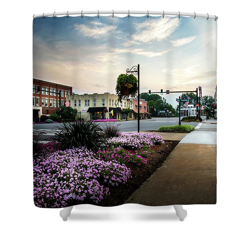 Cherokee County Shower Curtain featuring the photograph The City of Flowers by Greg and Chrystal Mimbs