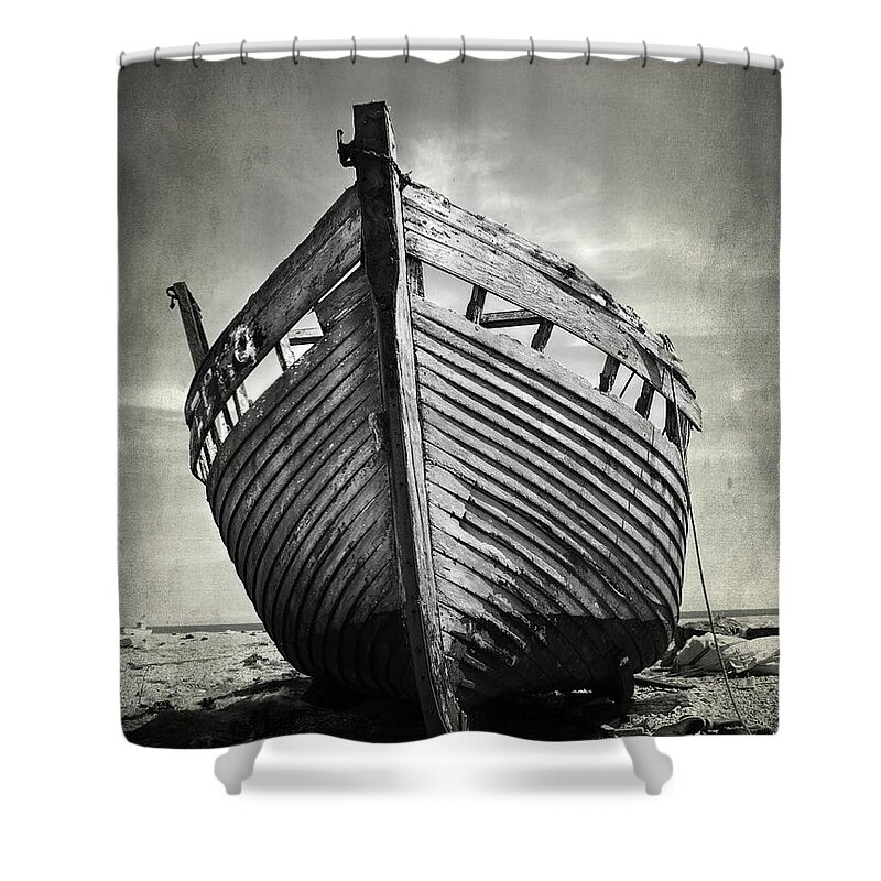 Boat Shower Curtain featuring the photograph The Clinker by Mark Rogan