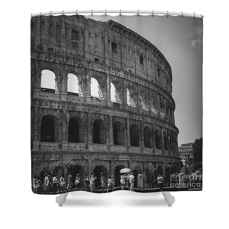 Colosseum Shower Curtain featuring the photograph The Colosseum, Rome Italy by Perry Rodriguez