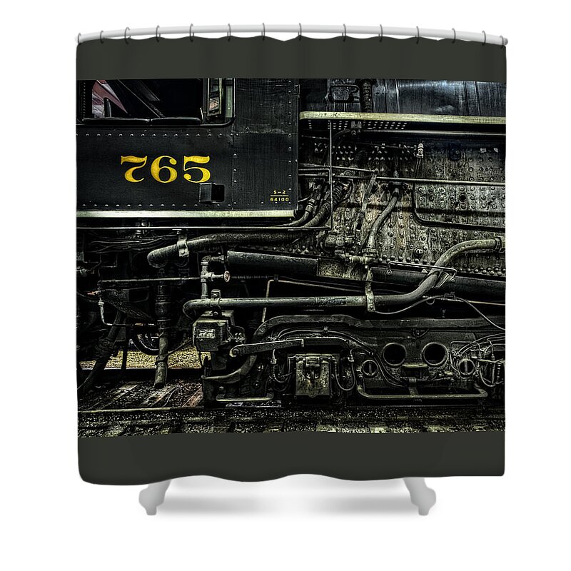 Steam Shower Curtain featuring the photograph The Firebox by Ken Smith