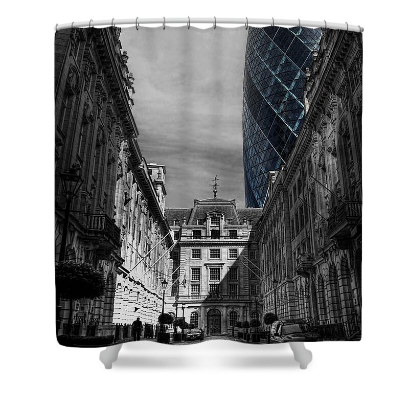 Yhun Suarez Shower Curtain featuring the photograph The Future Behind The Past by Yhun Suarez