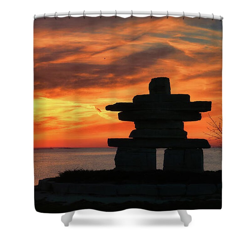 Solitude Shower Curtain featuring the photograph The Guardian by Tatiana Travelways