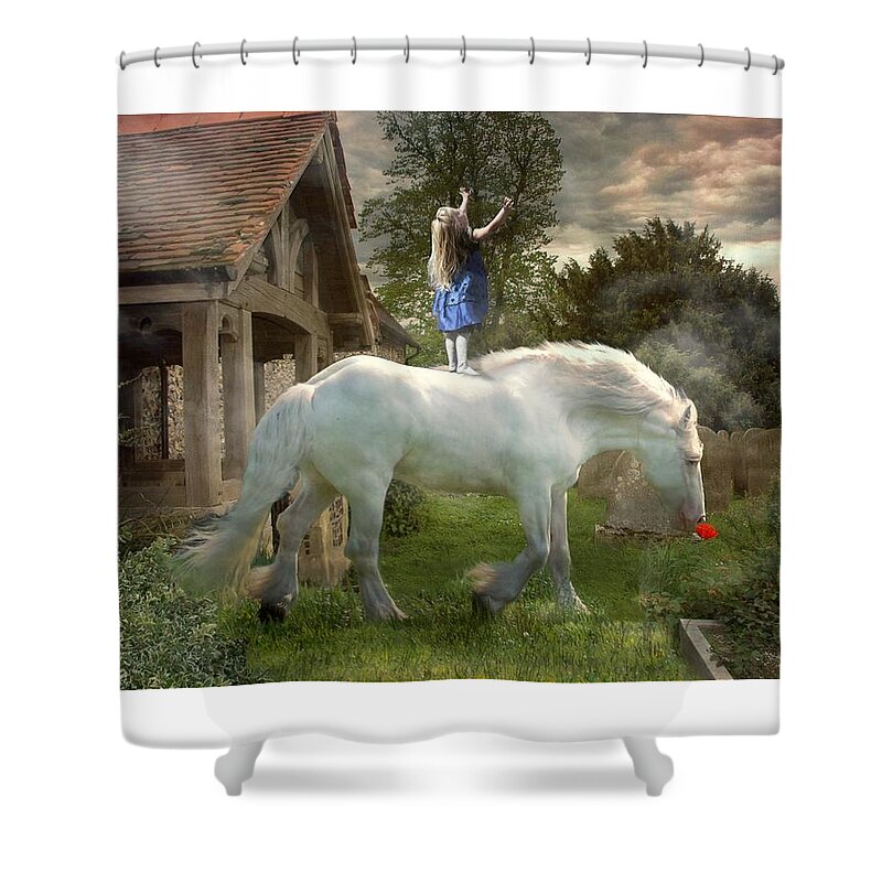 Gypsy Children Shower Curtain featuring the photograph The Gypsy Prayer by Fran J Scott