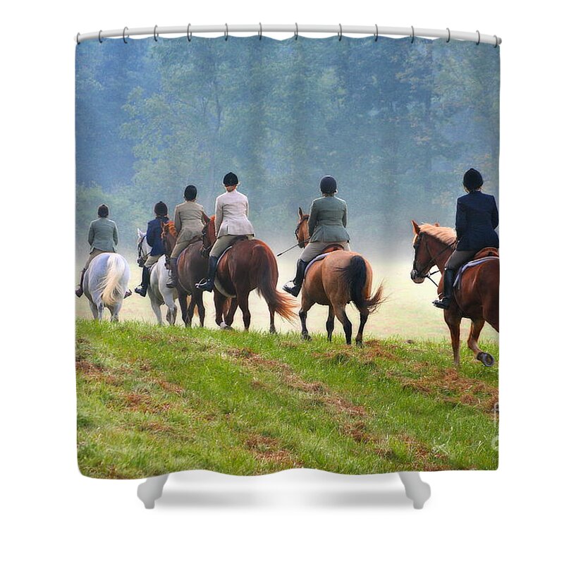  Shower Curtain featuring the photograph The Hunt Begins by Angela Rath