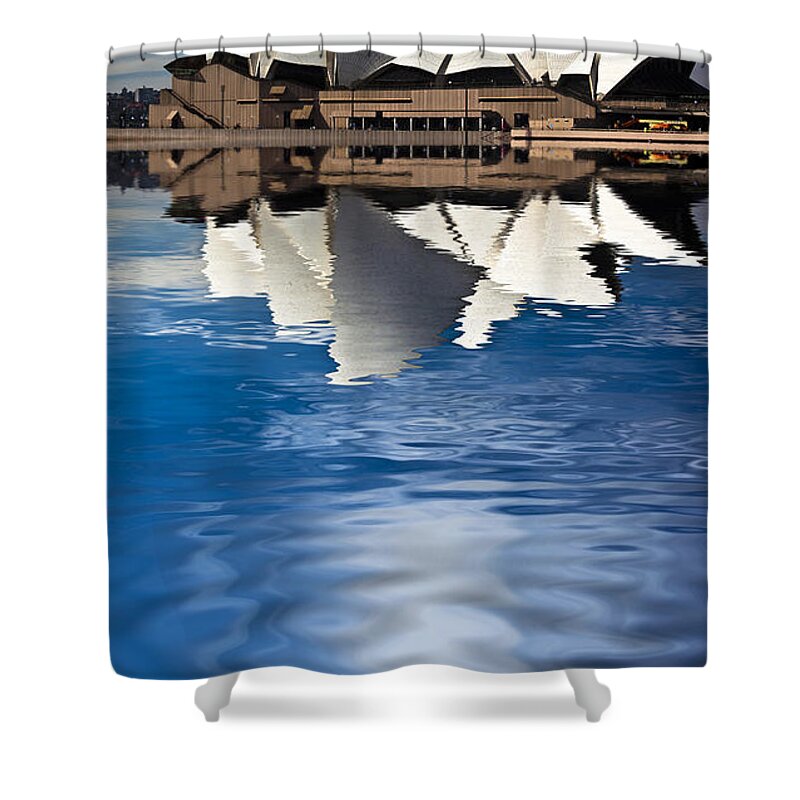 Sydney Opera House Sydney Harbour Shower Curtain featuring the photograph The iconic Sydney Opera House by Sheila Smart Fine Art Photography
