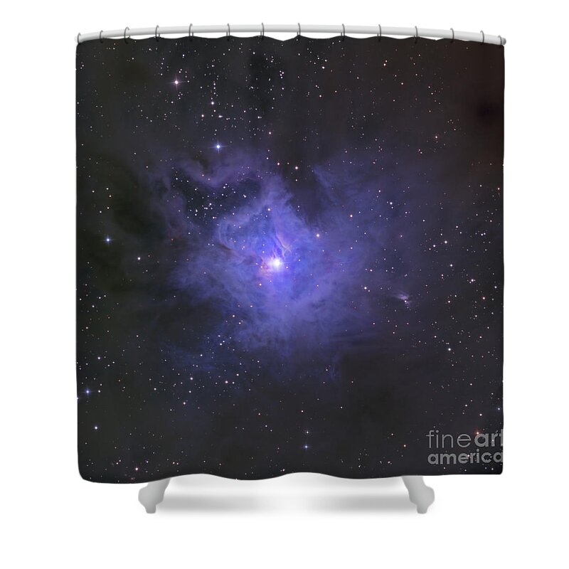 Ngc 7023 Shower Curtain featuring the photograph The Iris Nebula by Ken Crawford