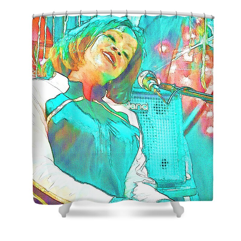 The Joy Of Music Shower Curtain featuring the photograph The Joy of Music by Jessica Levant