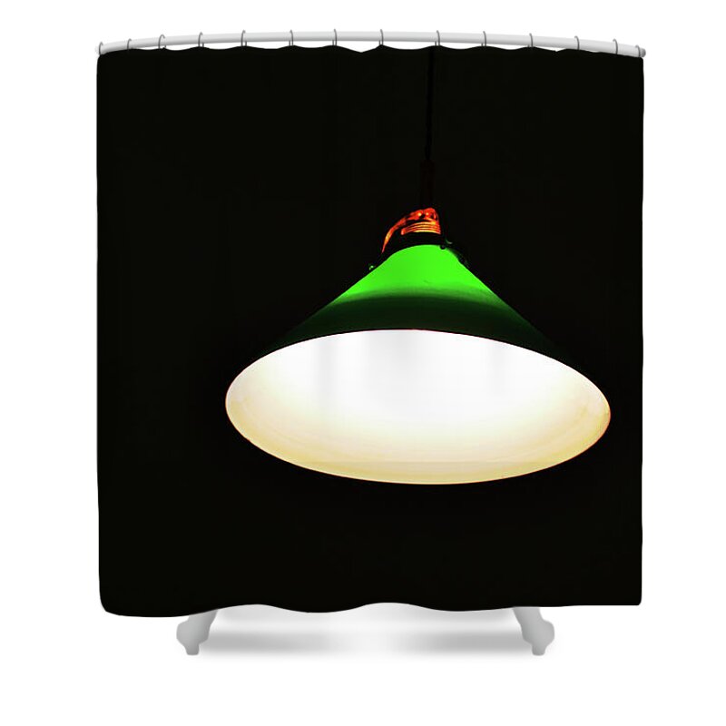 The Shower Curtain featuring the photograph The Lamp by Tinto Designs