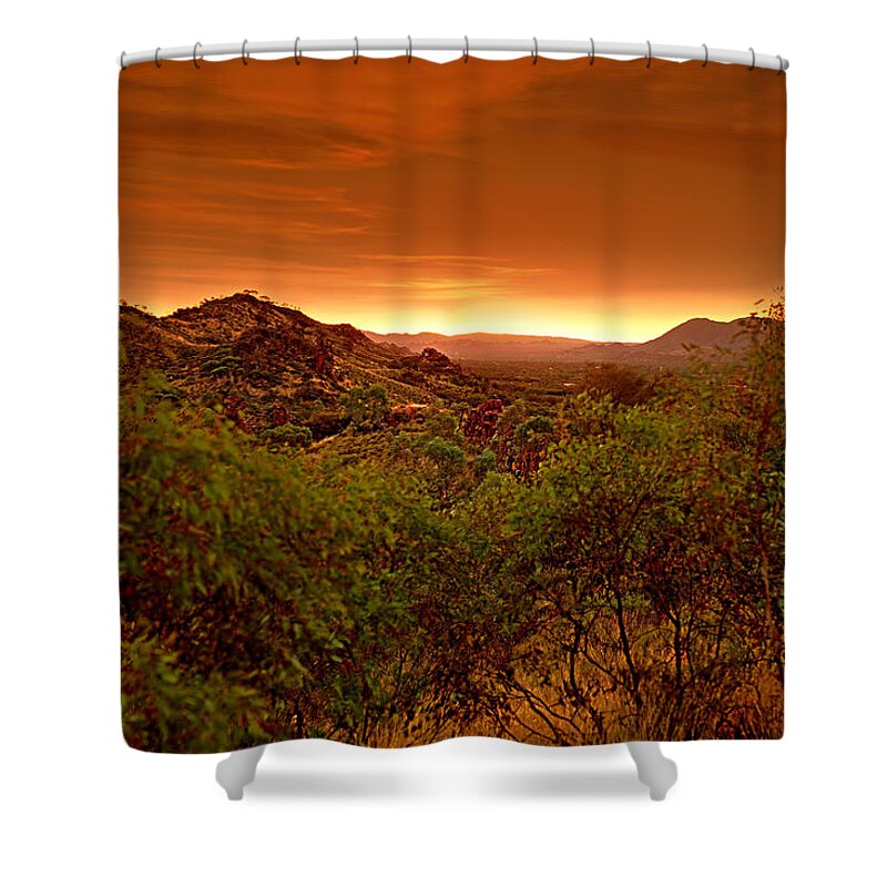 Australia Shower Curtain featuring the photograph The Land Before Time by Paul Svensen