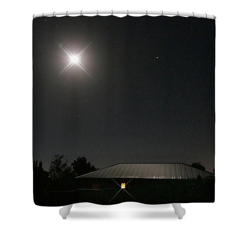 Light Shower Curtain featuring the photograph The Light Has Come by Evelyn Tambour