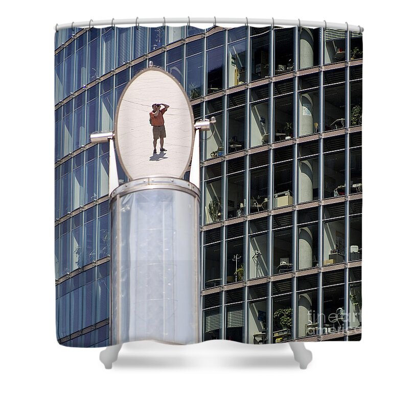 Europe Shower Curtain featuring the photograph The Mirror by Heiko Koehrer-Wagner