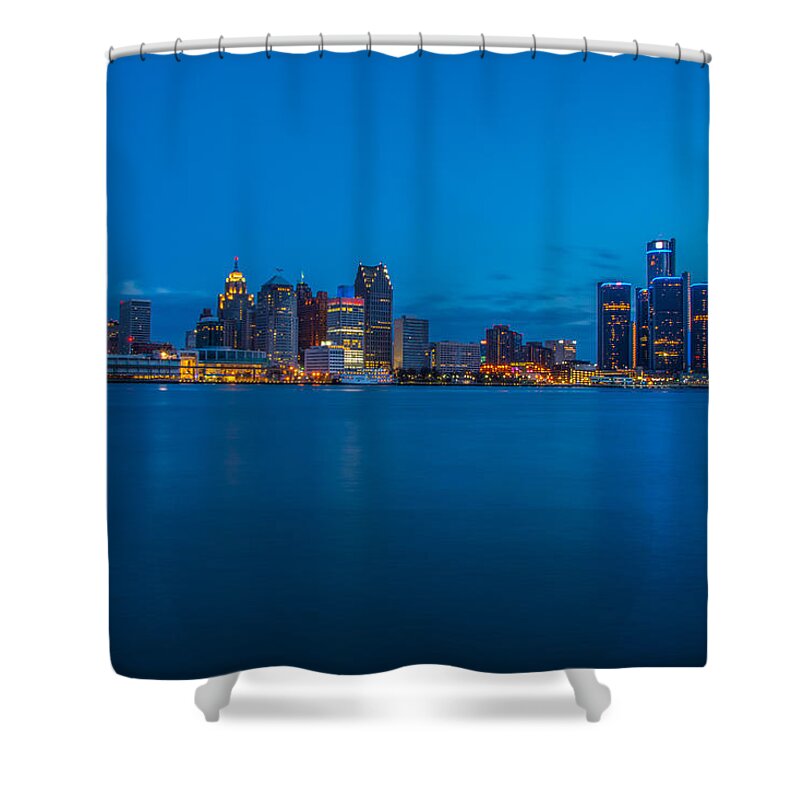 Detroit Shower Curtain featuring the photograph The Motor City by Pravin Sitaraman