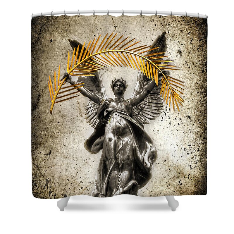 City Shower Curtain featuring the photograph The Muse by Evelina Kremsdorf