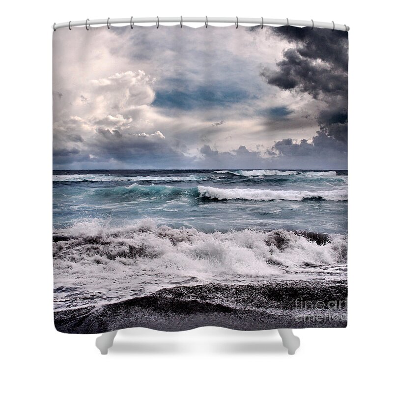 Aloha Shower Curtain featuring the photograph The Music of Light by Sharon Mau