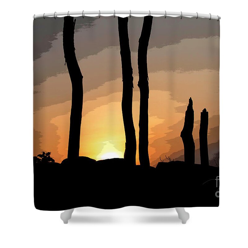 Bridgeport Shower Curtain featuring the photograph The New Dawn by Tom Cameron
