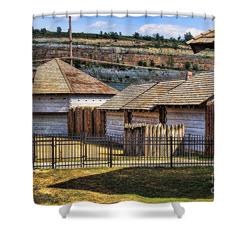 Fort Shower Curtain featuring the photograph The Old Fort by Roberta Byram