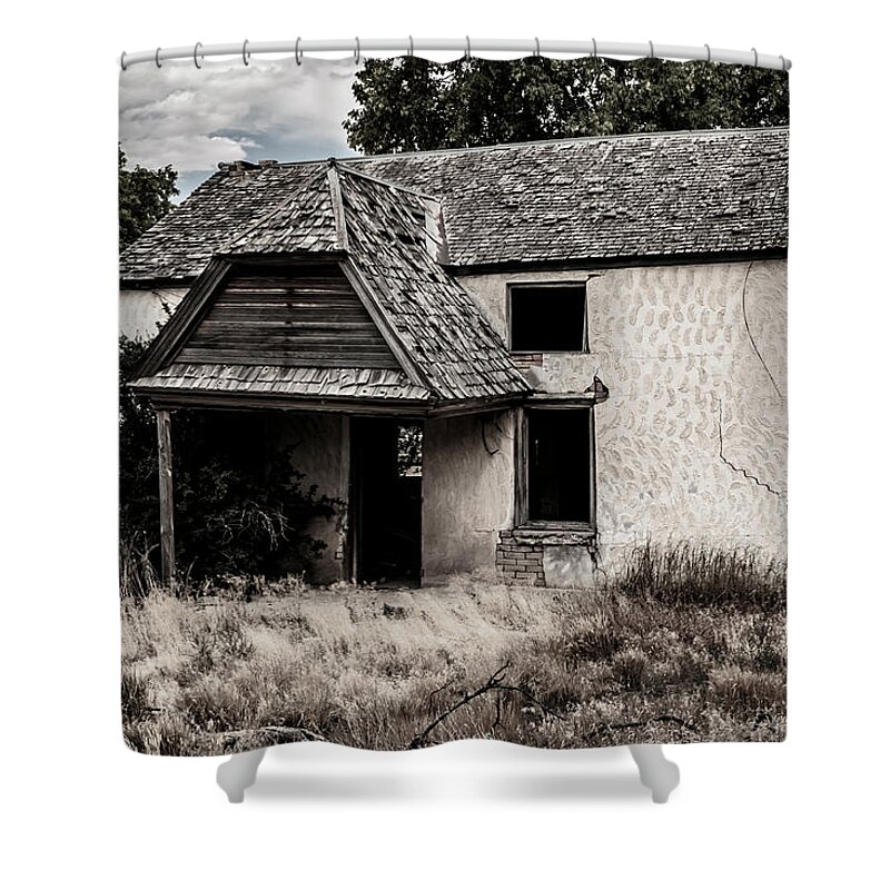 K Bradley Washburn Shower Curtain featuring the photograph The Old Price House by K Bradley Washburn