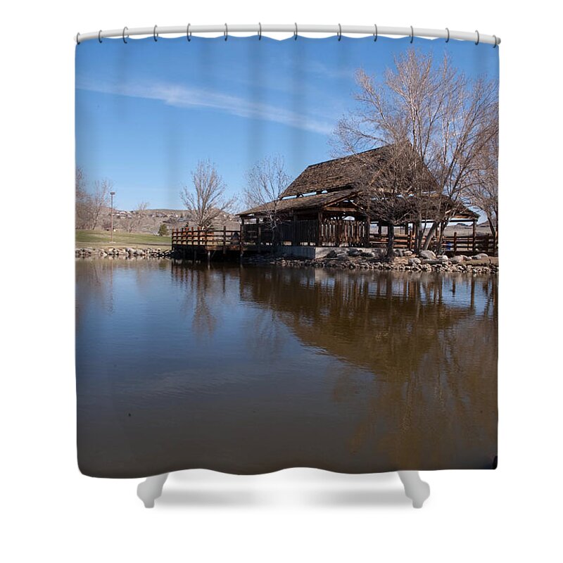 Rancho San Rafael Park Shower Curtain featuring the photograph The Old Ranch by Kristy Urain