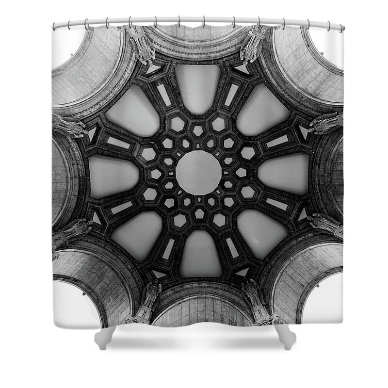 Bay Area Shower Curtain featuring the photograph The Palace of Fine Arts Dome by Jason Chu