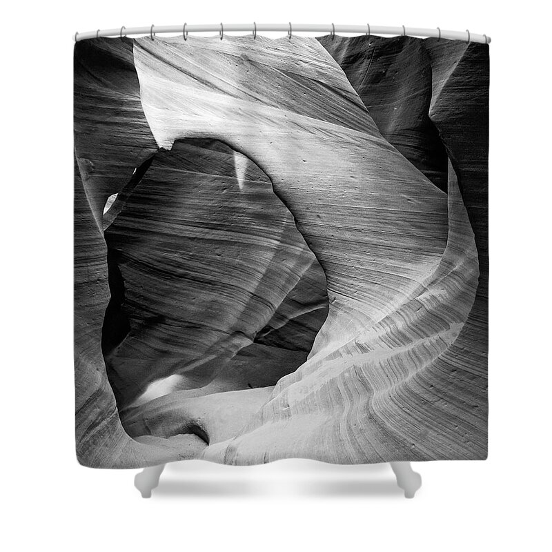 Lower Antelope Canyon Shower Curtain featuring the photograph The Passage by John Roach