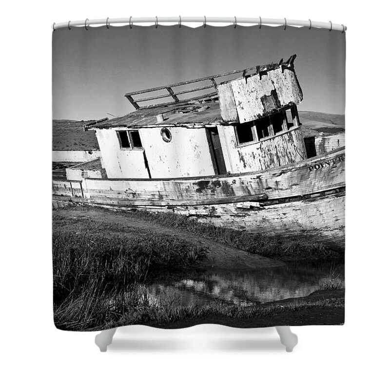 Ships Shower Curtain featuring the photograph The Point Reyes by Brad Hodges