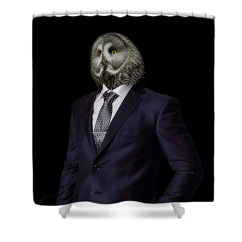 Great Shower Curtain featuring the photograph The Prosecutor by Paul Neville