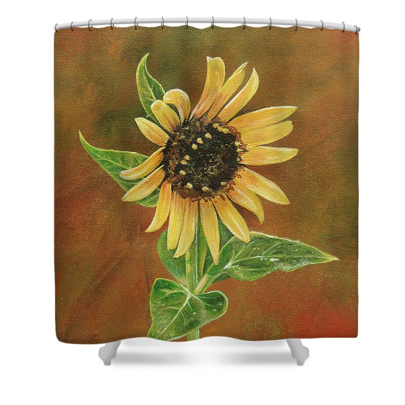 The Proven Light Shower Curtain featuring the painting The Proven Light by Carrie Ann Jackson