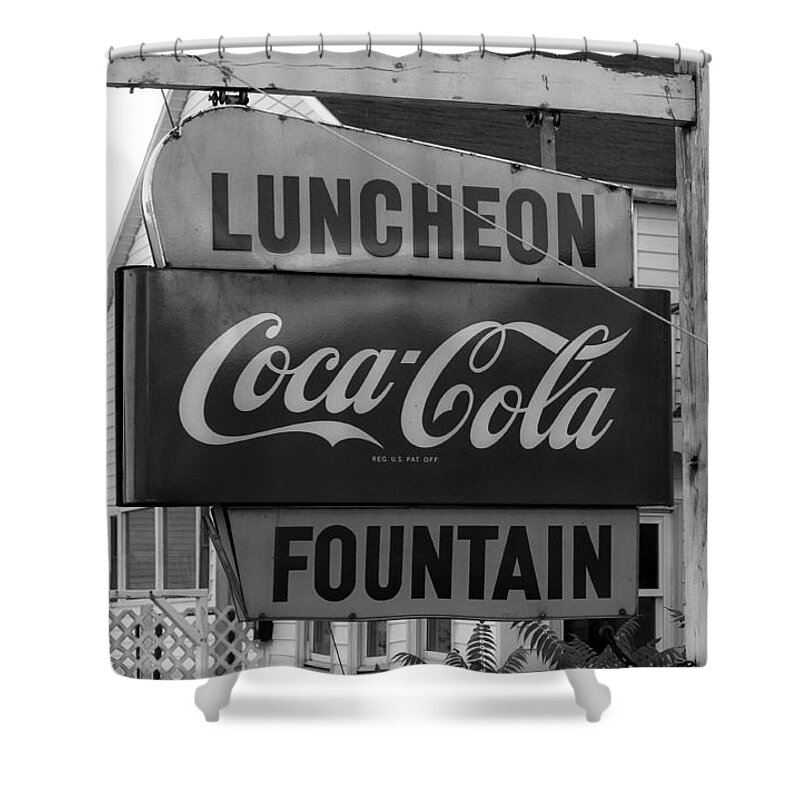 Coca Cola Shower Curtain featuring the photograph The Real Thing by Jackson Pearson