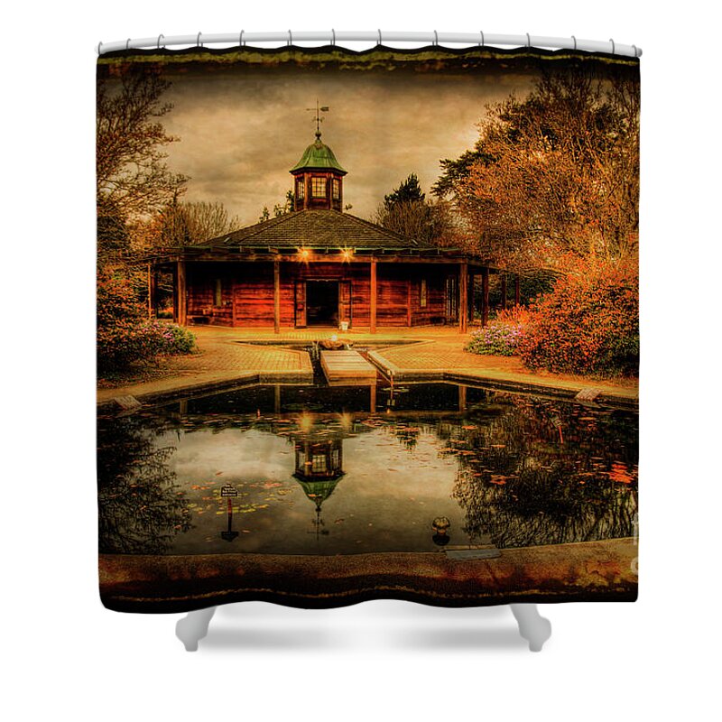 Age Shower Curtain featuring the photograph The Reflection Pool by Darren Fisher
