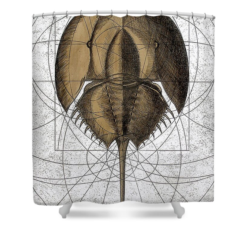 Charles Harden Shower Curtain featuring the painting The Remnant by Charles Harden