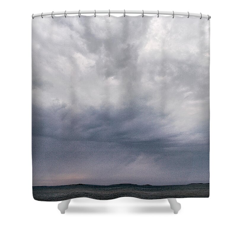 Lehtokukka Shower Curtain featuring the photograph The rising storm 2 by Jouko Lehto