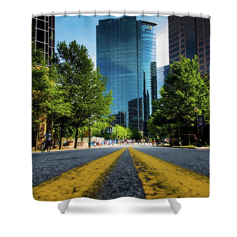 Atlanta Shower Curtain featuring the photograph The Road Ahead by Kenny Thomas