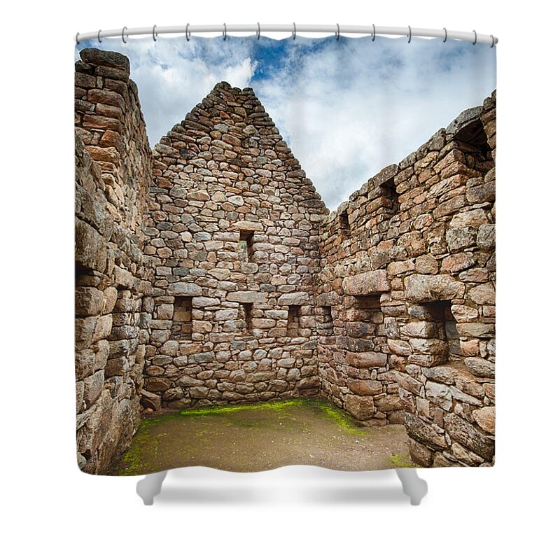 Aguas Calientes Shower Curtain featuring the photograph The Ruins by U Schade