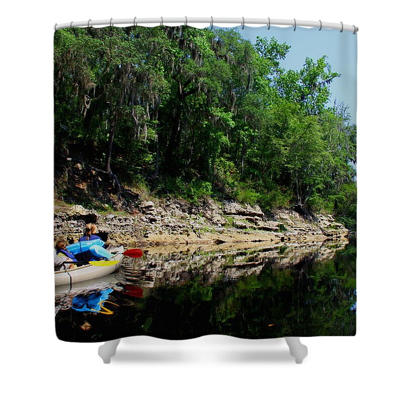 Suwannee River Shower Curtain featuring the photograph The Scenic Suwannee River by Barbara Bowen