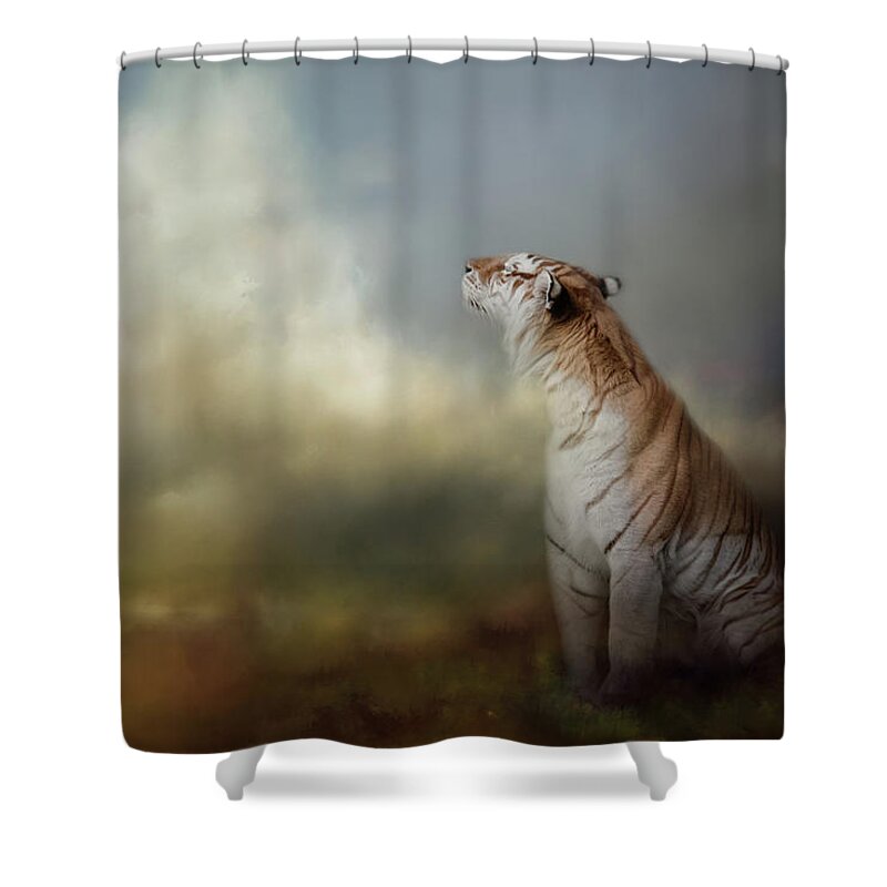 Jai Johnson Shower Curtain featuring the photograph The Scent Of The Storm by Jai Johnson