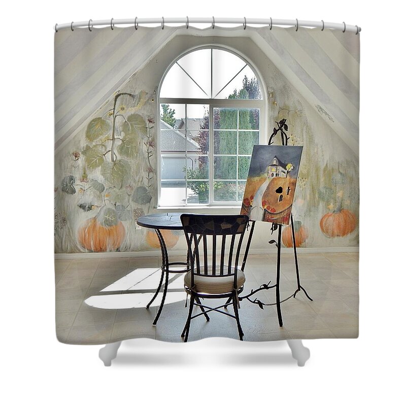 Room Shower Curtain featuring the photograph The Secret Room by Lisa Kaiser