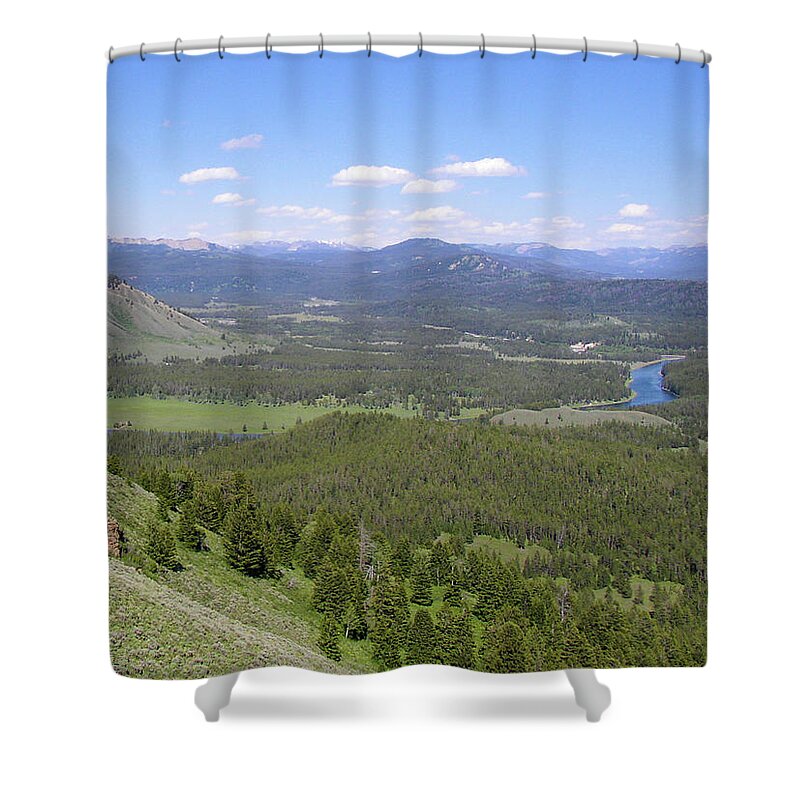 Wyoming Shower Curtain featuring the photograph The Snake River by K Bradley Washburn