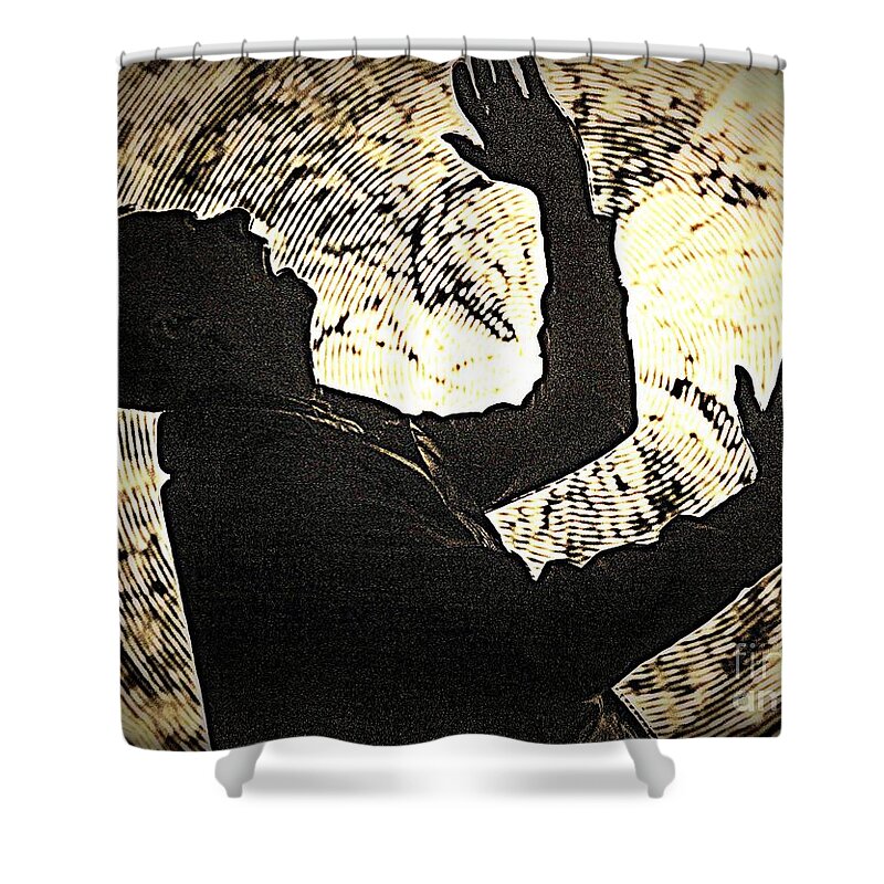 Figure Shower Curtain featuring the photograph The Sound Of Silence by Jim Cook
