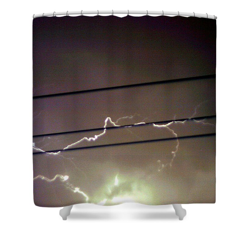 Sky Shower Curtain featuring the photograph The Storm 1.4 by Joseph A Langley