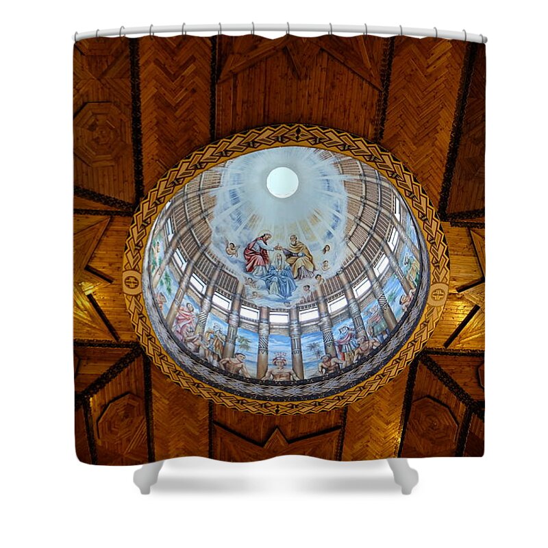 Catholic Shower Curtain featuring the photograph The Story of Love by Lucinda Walter
