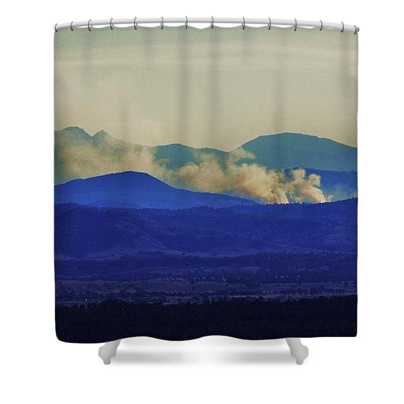 Mt Tamborine Shower Curtain featuring the photograph The View from the Top by Blair Stuart