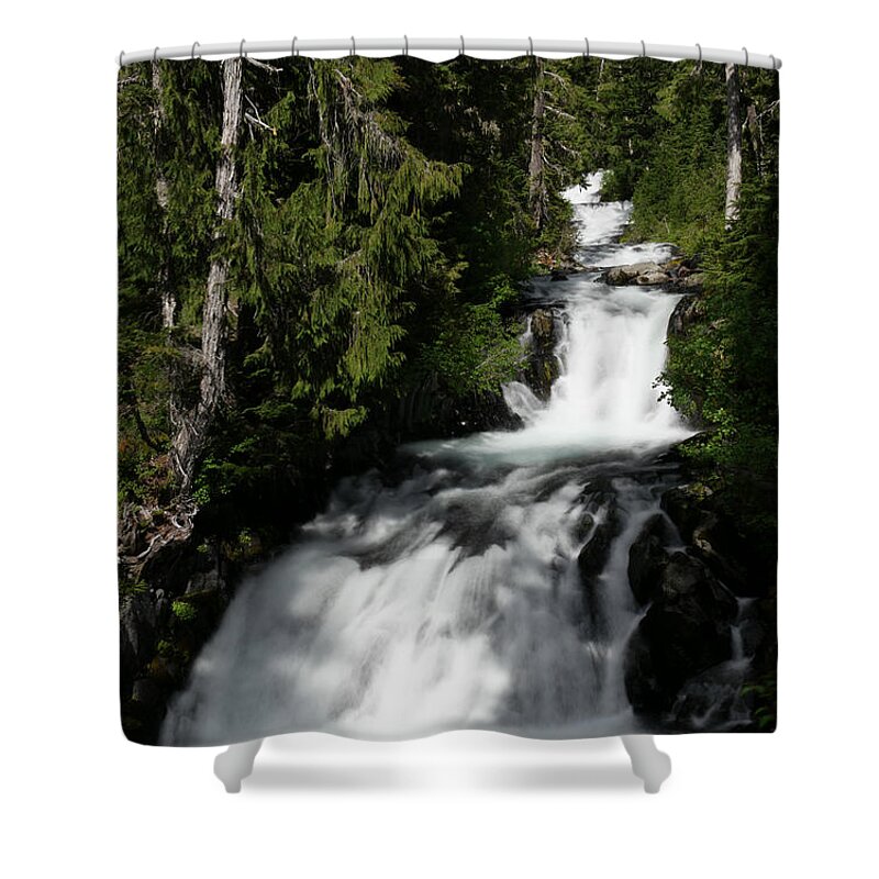 Cascades Shower Curtain featuring the photograph The Washington Cascades by Jeff Swan