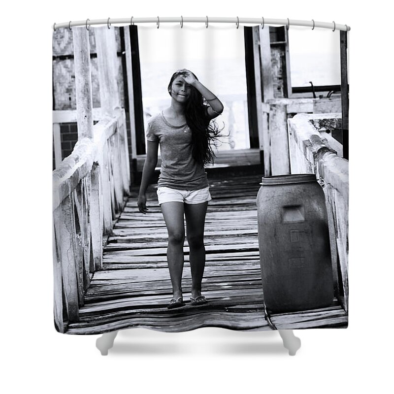 Asia Shower Curtain featuring the photograph The Wind I My Soul by Jez C Self