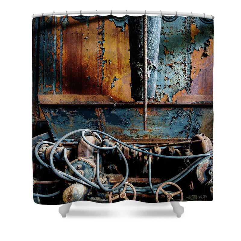 Landale Shower Curtain featuring the photograph The Wizard's Music Box by Doug Sturgess