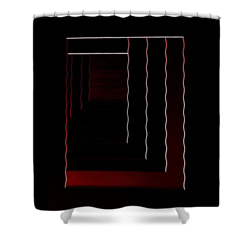 Theater Shower Curtain featuring the digital art Theater by Danielle R T Haney